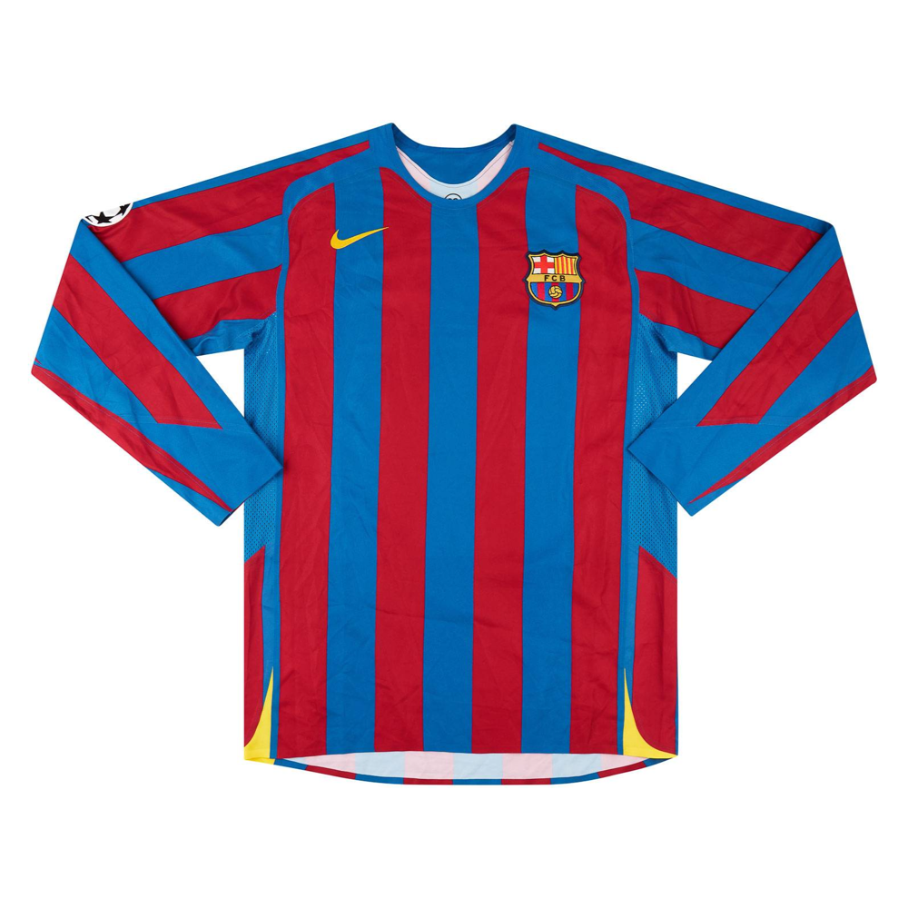 2005-06 FC Barcelona Home Long Sleeve