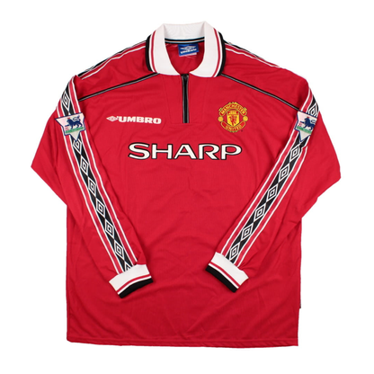 1998-00 Manchester United FC Home Long Sleeve