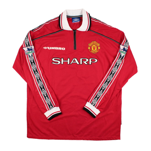 1998-00 Manchester United FC Home Long Sleeve