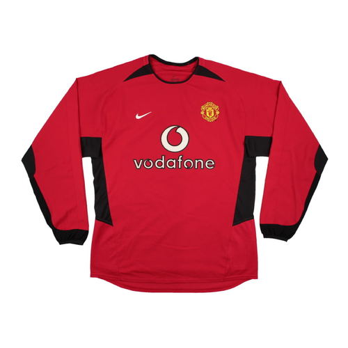 2002-04 Manchester United FC Home Long Sleeve