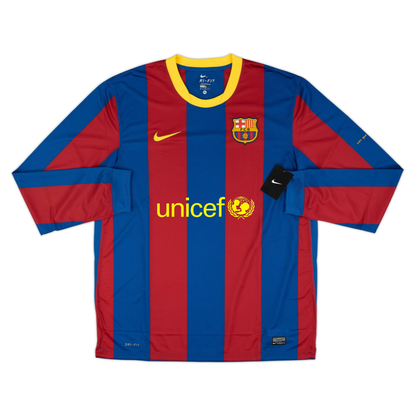 2010-11 FC Barcelona Home Long Sleeve