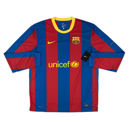 2010-11 FC Barcelona Home Long Sleeve