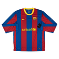 Maillot Domicile Manches Longues FC Barcelone 2010-11