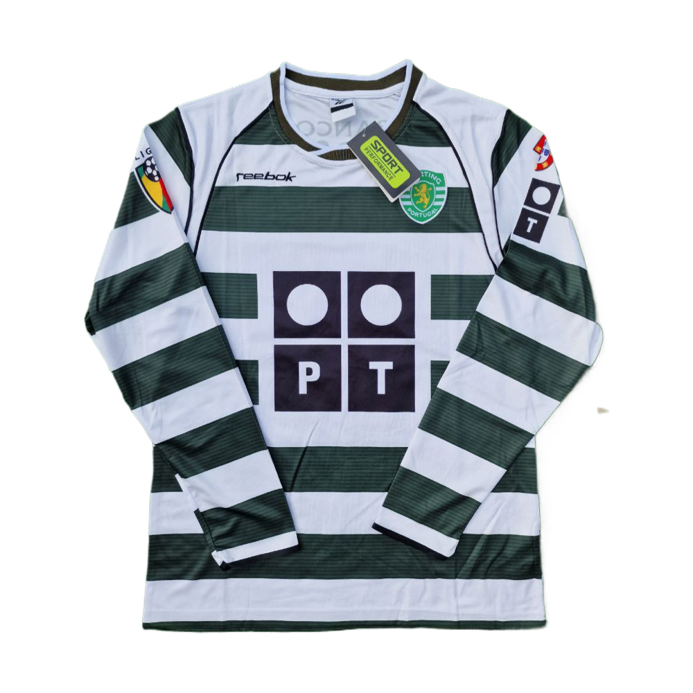 2002-03 Sporting CP Home Long Sleeve