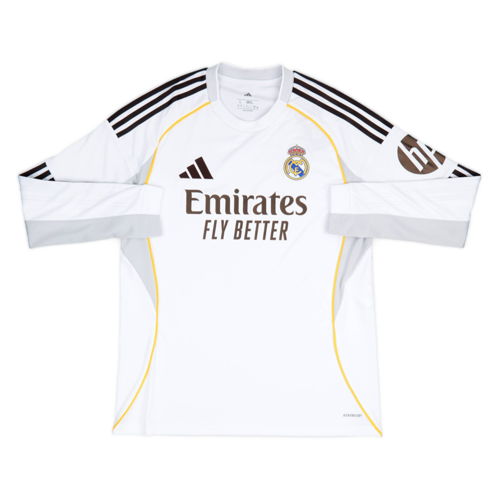 2025-26 Real Madrid CF Home Long Sleeve