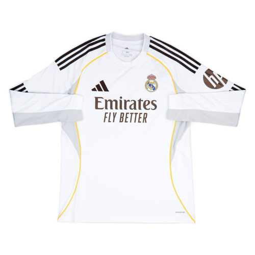 2025-26 Real Madrid CF Home Long Sleeve