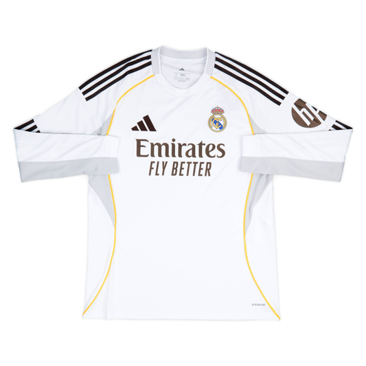 2025-26 Real Madrid CF Home Long Sleeve