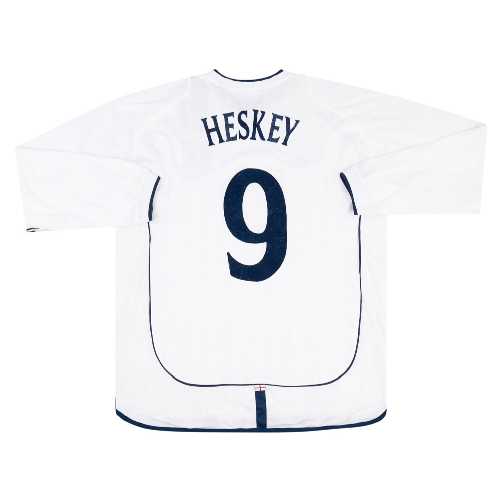 2002 England Home Long Sleeve