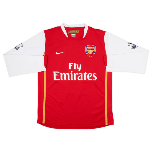 2006-08 Arsenal FC Home Long Sleeve