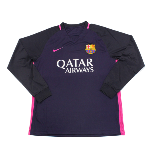 2016-17 FC Barcelona Away Long Sleeve
