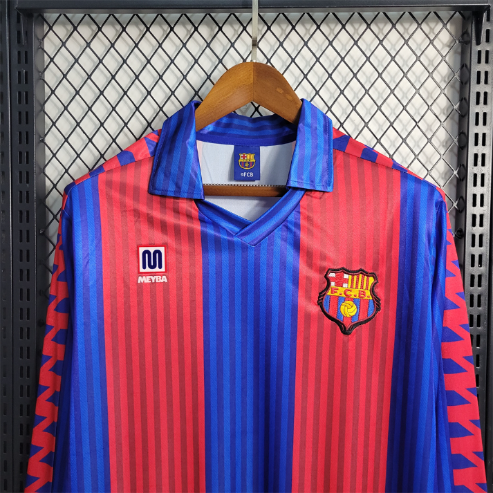 1991-92 FC Barcelona Home Long Sleeve