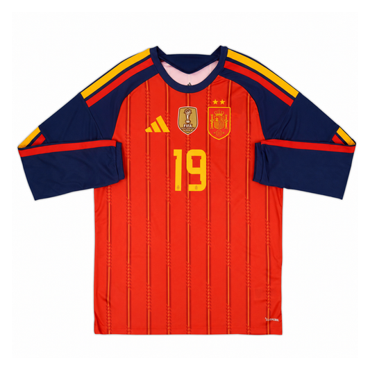 2026 Spain Home Long Sleeve Two Stars