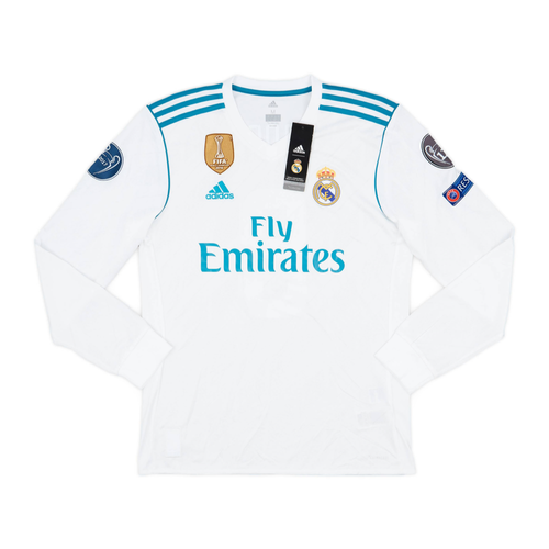 2017-18 Real Madrid CF Home Long Sleeve