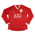 2006-07 Manchester United FC Domicile Manches Longues