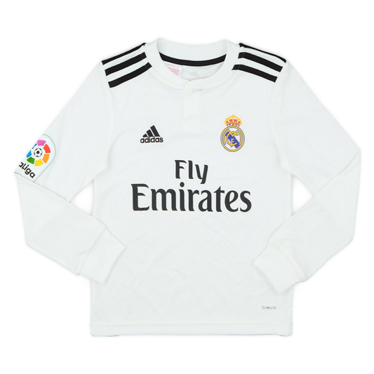 2018-19 Real Madrid CF Home Long Sleeve