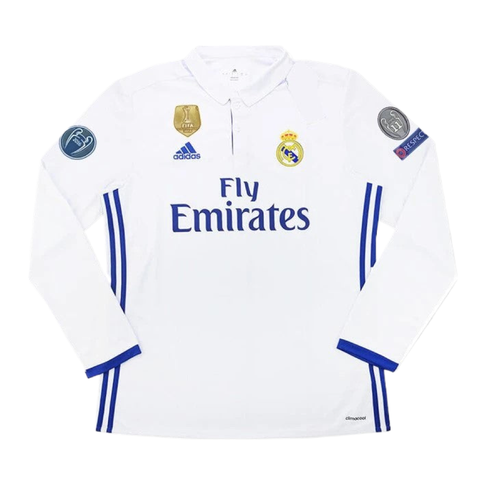2016-17 Real Madrid CF Home Long Sleeve