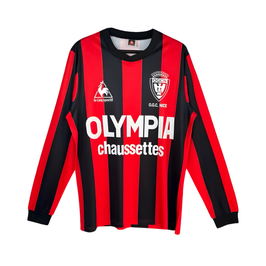 1977-78 OGC Nice Domicile Manches Longues