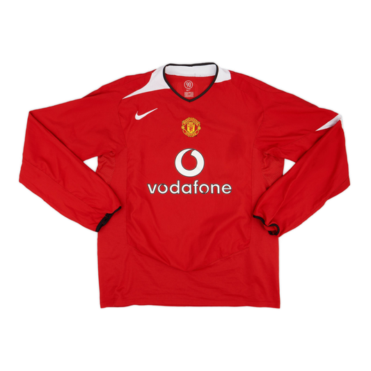 2004-06 Manchester United FC Home Long Sleeve
