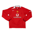 2004-06 Manchester United FC Equipación Local Manga Larga