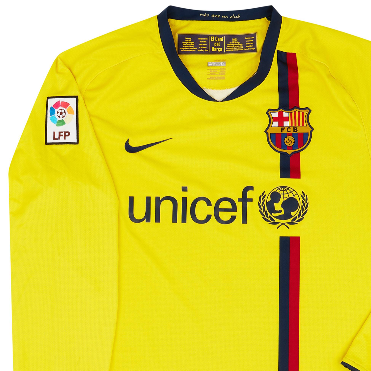 2008-09 FC Barcelona Away Long Sleeve