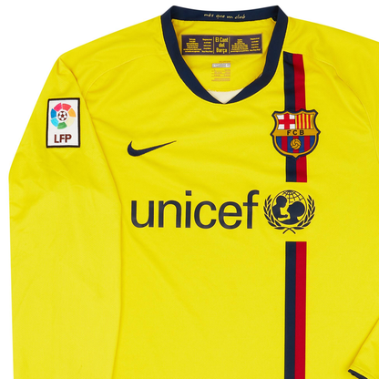 2008-09 FC Barcelona Away Long Sleeve