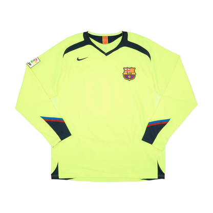 2005-06 FC Barcelona Away Long Sleeve