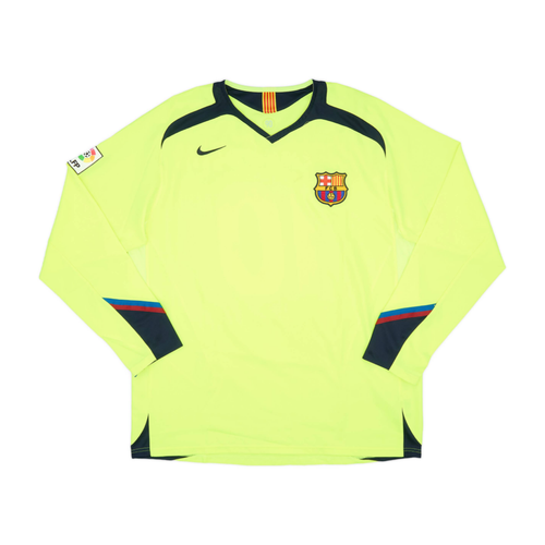 2005-06 FC Barcelona Away Long Sleeve