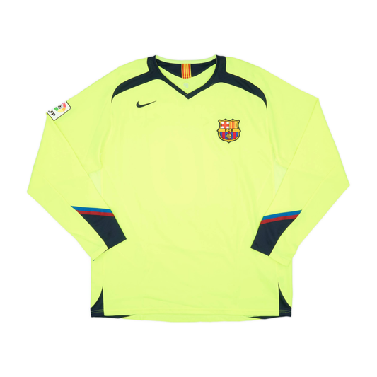 2005-06 FC Barcelona Away Long Sleeve