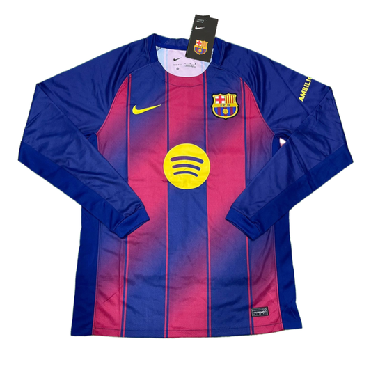 2025-26 FC Barcelona Home Long Sleeve