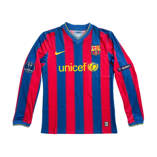 2009-10 FC Barcelona Home Long Sleeve
