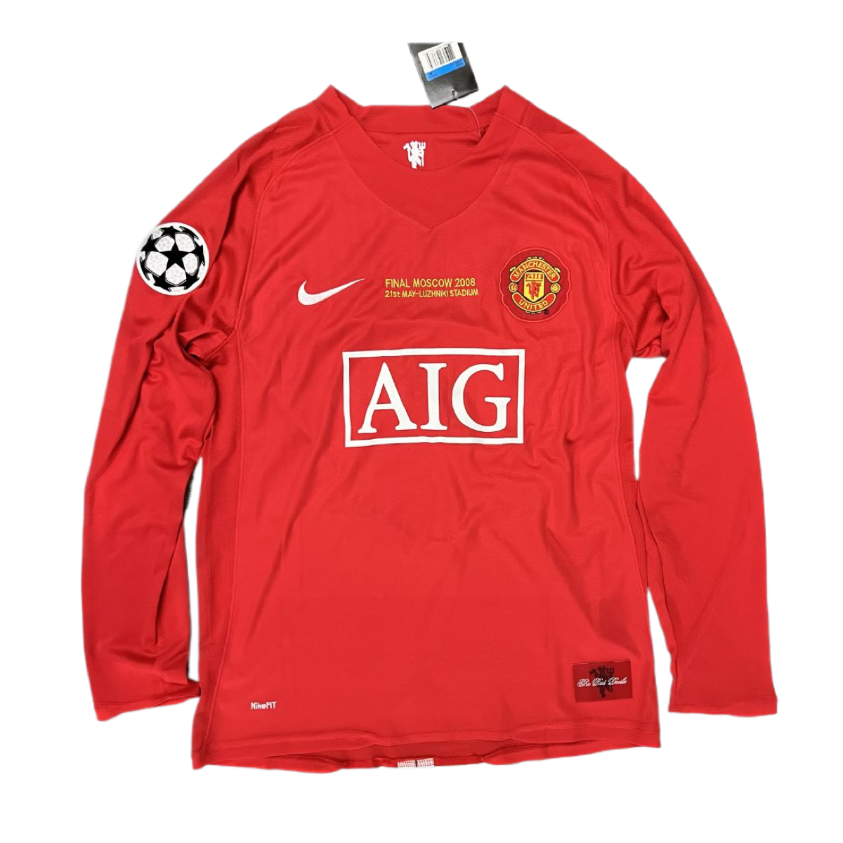 2007-08 Manchester United FC Home Long Sleeve