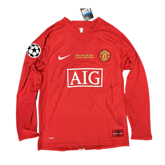 2007-08 Manchester United FC Home Long Sleeve
