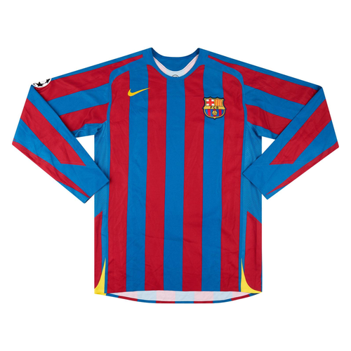 2005-06 FC Barcelona Home Long Sleeve