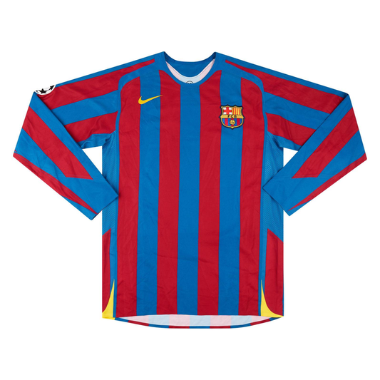 2005-06 FC Barcelona Home Long Sleeve